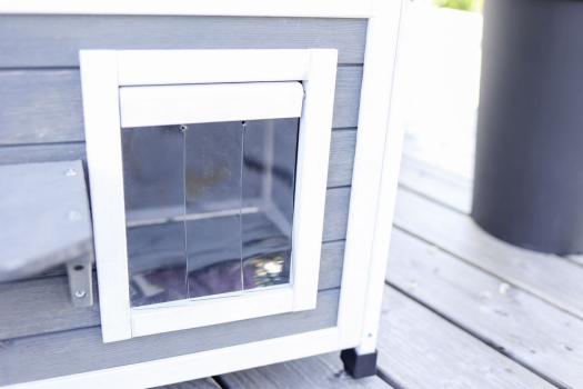 Kerbl Katzenhaus Family - wetterfestes Winterhaus für Katzen, 2-stöckig